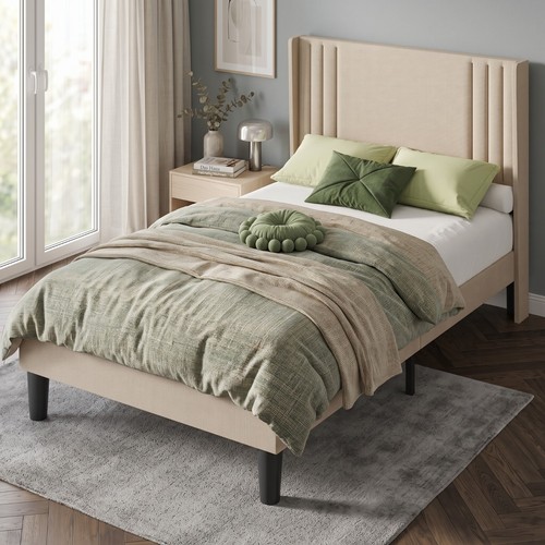 Modernes stabiles bett 120x200 - bett,