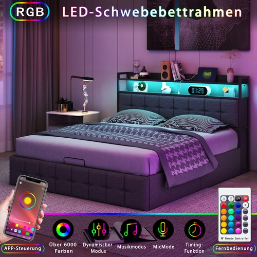 Boxspringbett 160x200 mit - boxspringbett, cm