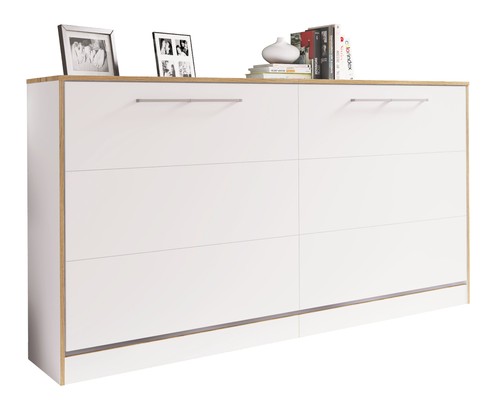 Schrankbett mit lattenrost - mit,