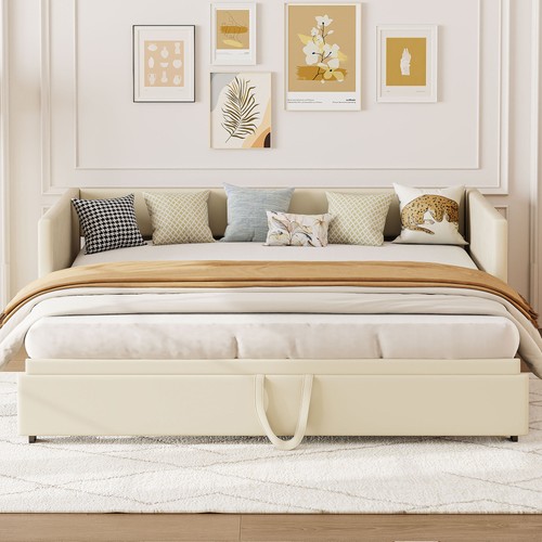 Polsterbett schlafcouch - polsterbett,