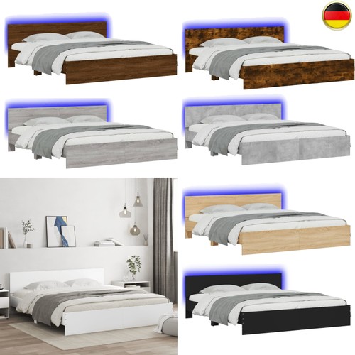 Bettgestell mit kopfteil und - bettgestell,