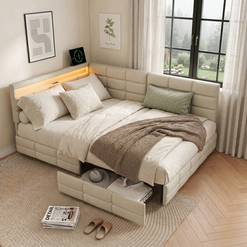 Polsterbett schlafsofa - polsterbett,