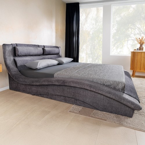 Bett swing 180x200cm grau - -,