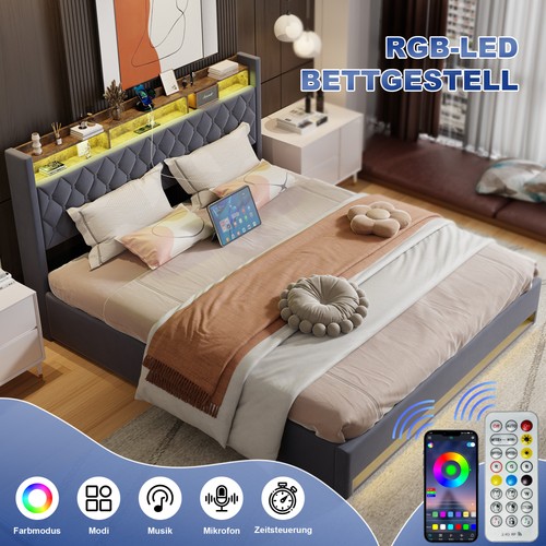 Boxspringbett polsterbett - boxspringbett,