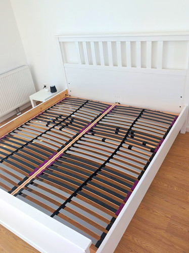 Holz bettgestell weiß - holz,