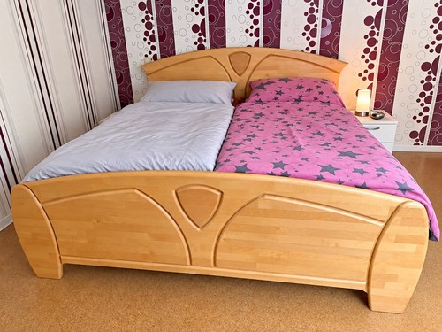 Doppelbett massivholz 180x200 - massivholz,