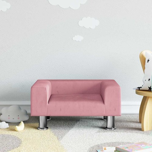 Kindersofa rosa 50x40x26 cm - kindersofa, 50x40x26,5