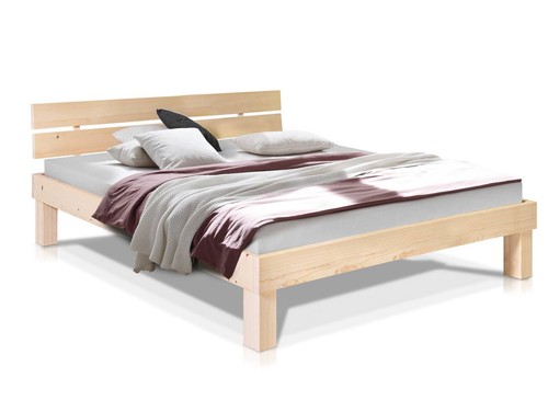 Bett massivholzbett doppelbett - bett,
