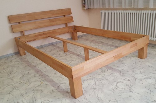 Massivholzbett bett - massivholzbett,