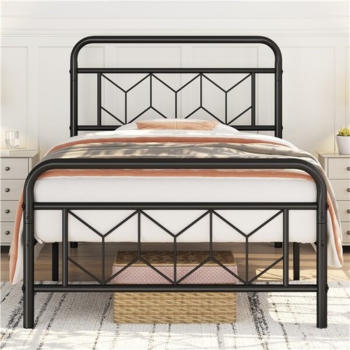 Vintage metallbett bettrahmen - metallbett,