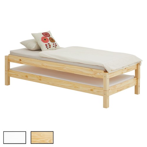 Stapelbett holz einzelbett - stapelbett,
