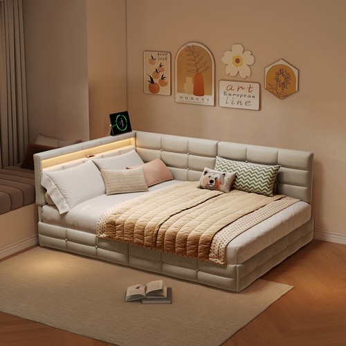 Schlafsofa polsterbett - schlafsofa,