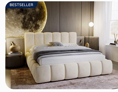 Gepolsterter bettrahmen - gepolsterter,