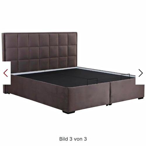 Moana boxspringbett grau - moana,