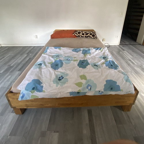 Holz bettgestell mittelhohes - holz,